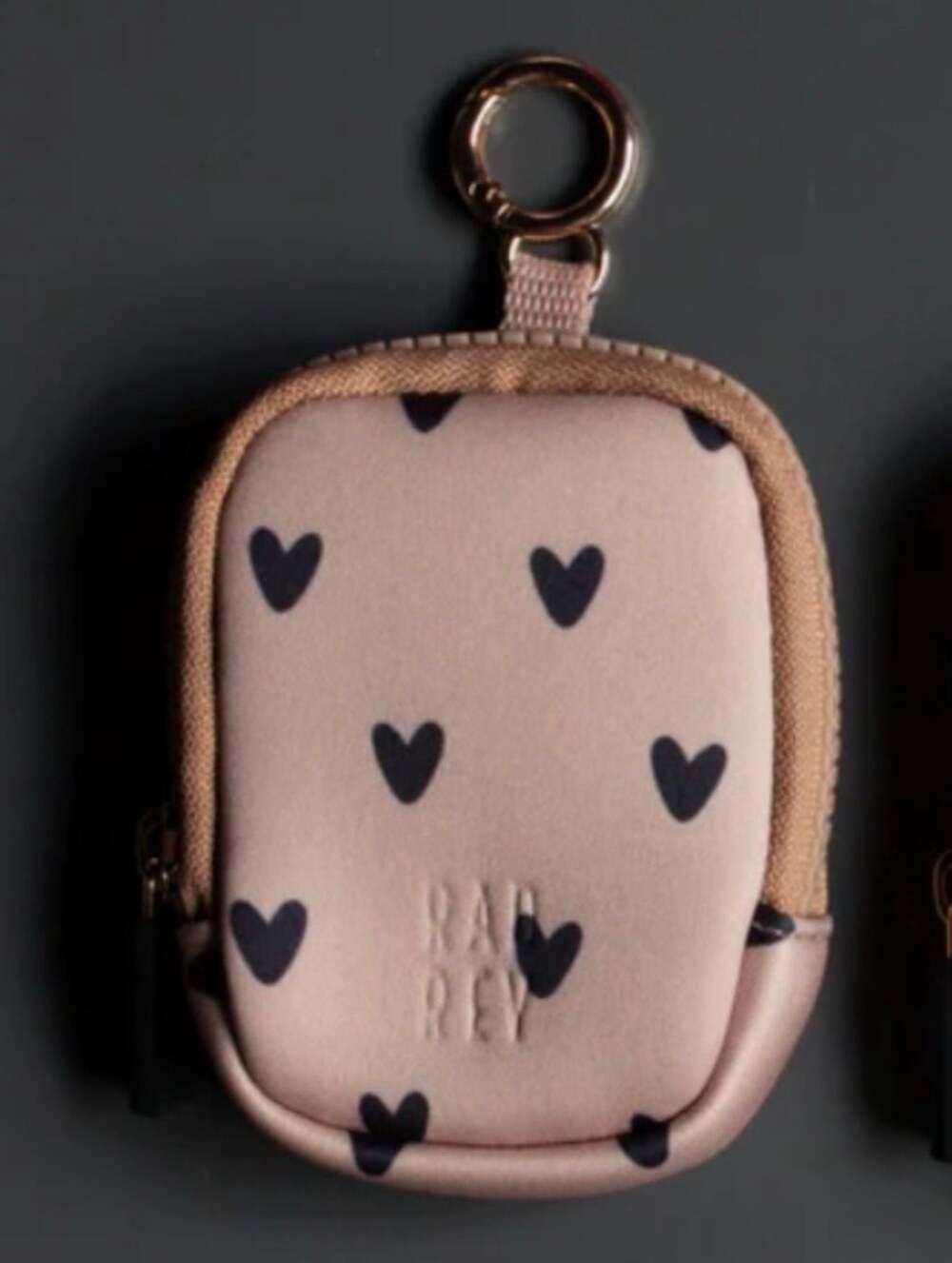 Rad Rev The Pod Pouch Tan Heart Neoprene Case
